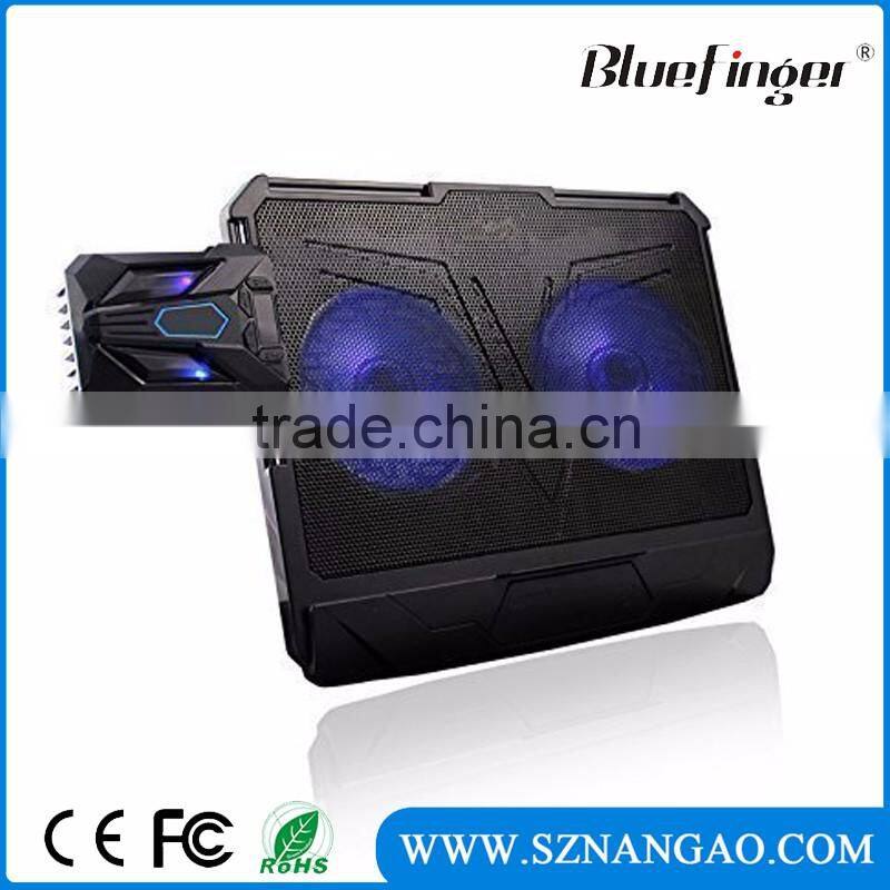 Shenzhen Factory LED laptop cooler with cooling pad