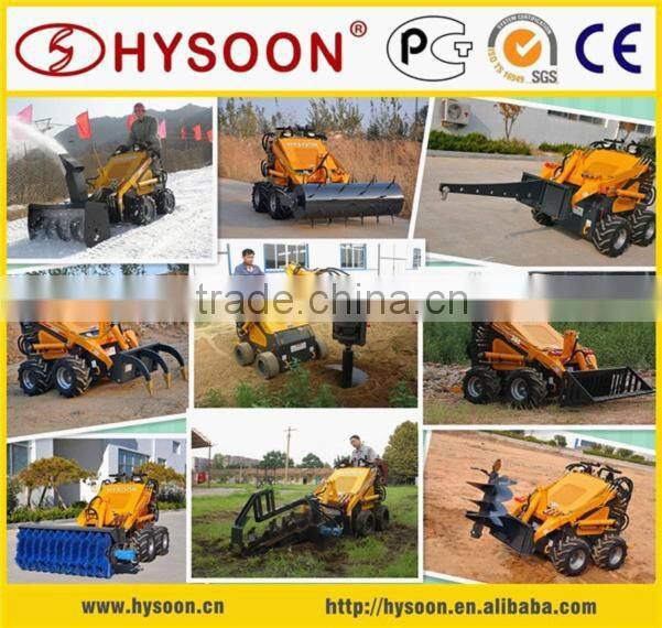CE approved quick attach mini skid steer loader attachments