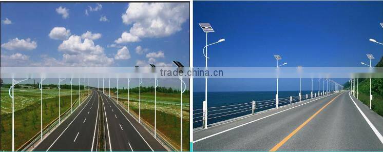 New Country Road Solar Light Green Lamp Cap White Pole Solar Light