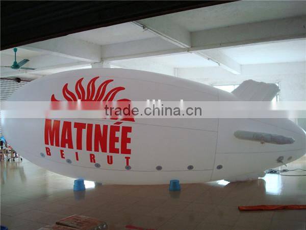 hot sale custom giant inflatable airship / giant inflatable blimp with printed logo/airship balloon for advertising