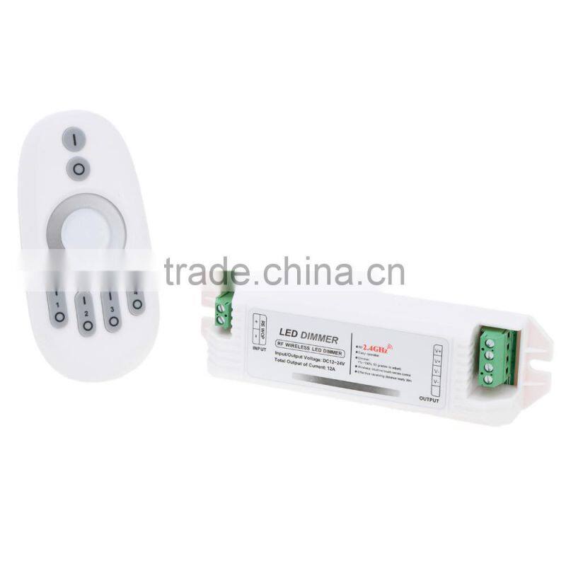 DC12-24V 2.4G 2 Channel RF Dimmer for Single Color LED Strip Light