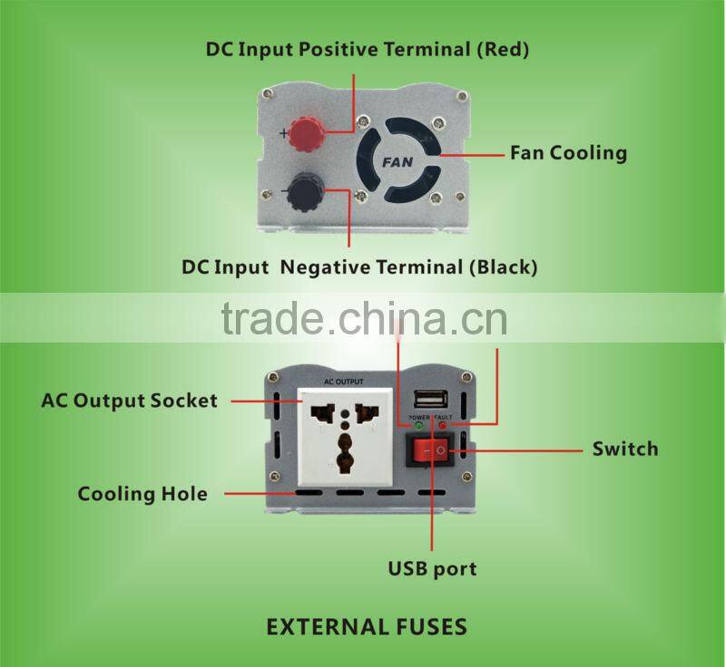 500w Solar micro inverter single phase modified sine wave solar power inverters digital inverter generator