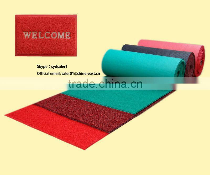 PVC Foam backing mat machine / coil mat production line/double color coil mat making machine