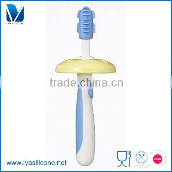 Custom Best Infant Toothbrush of 2016 | Shenzhen Silicone Products Manufacturer Baby Training Toothbrush Set