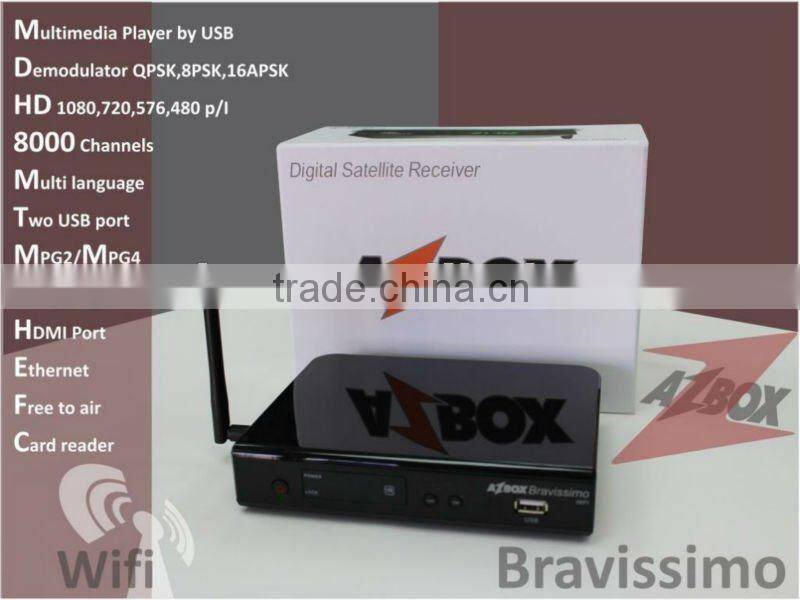 AZBOX Bravissimo Nagra3 IKS and SKS decoder