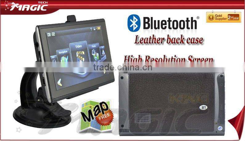 5 inch gps navigator with global map