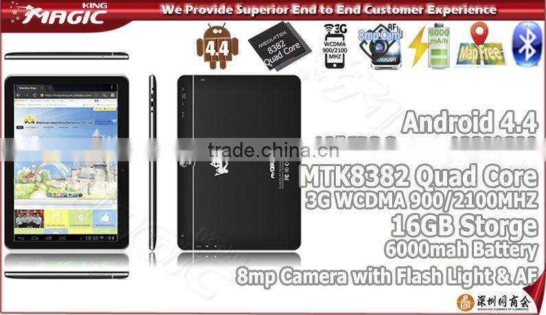 10.1 inch android tablet pc with phone call 3g gps wifi