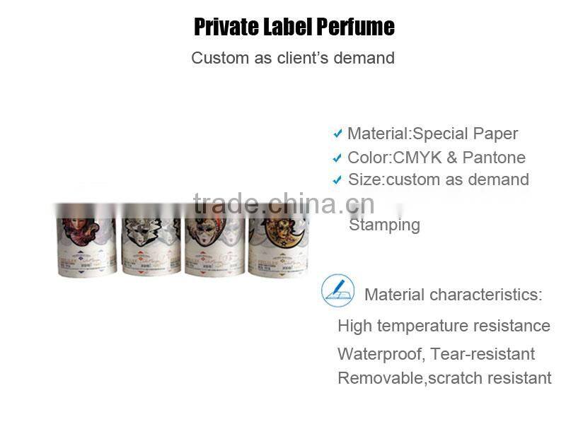 Customized Luxury Private Label Perfume In Packaging Labels Factory
