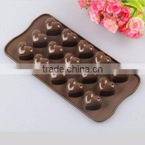 Chocolate mold ,Alibaba approved heart shaped custom silicone mold