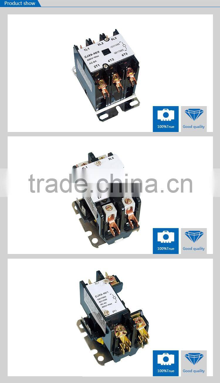 2015 China Factory CJX9 Series Air Conditioning Magnetic Contactor