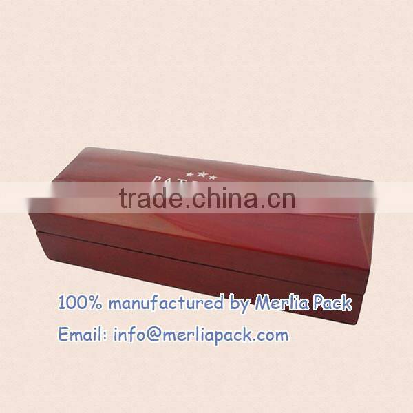 Oak Wood Single Pen & Case Storage Box Calligraphy Wooden Stash Box