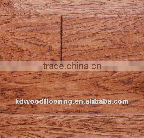 Brushed prefinished engineered hardwood flooring wood oak