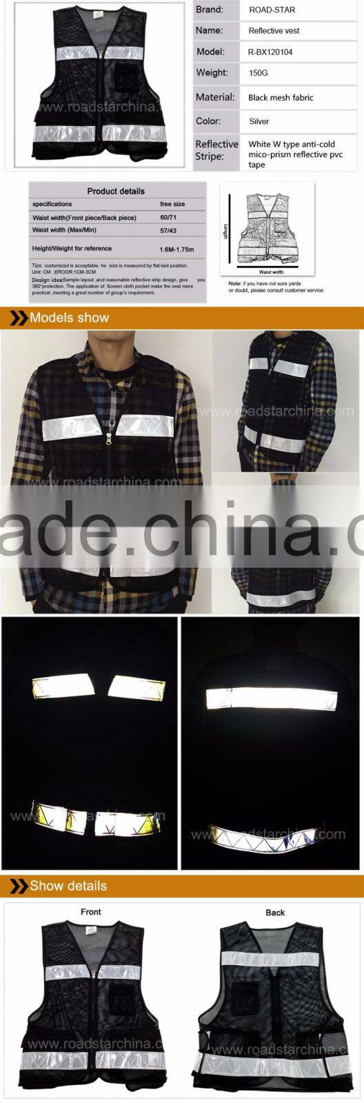 safety reflective mesh traffic vest
