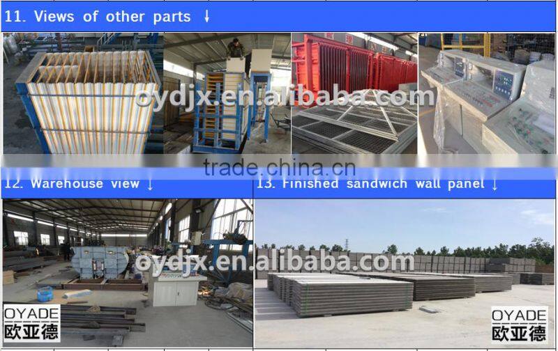 new china modern house design movable production line for lightweight sandwich panel