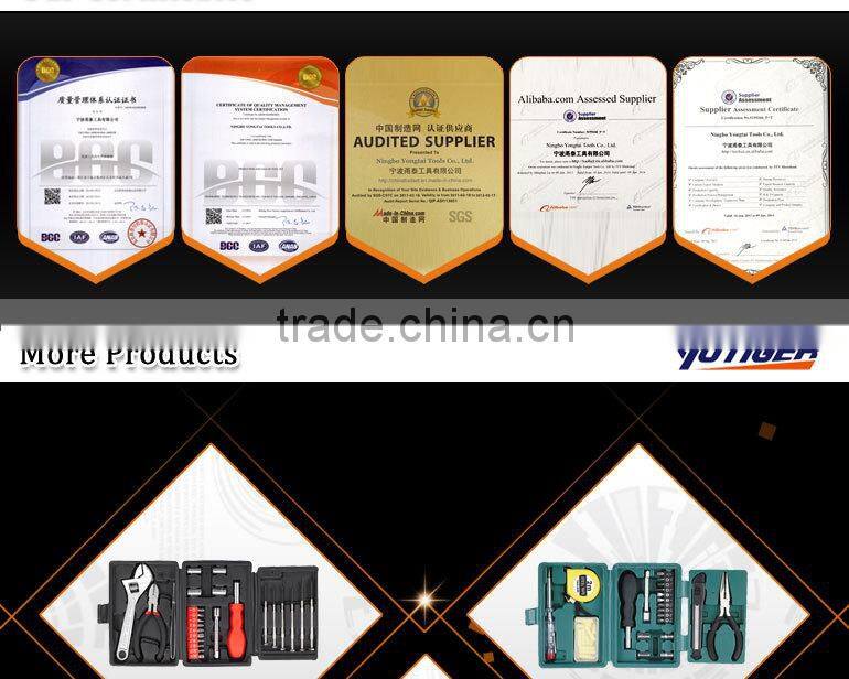 Cheap tool kits in one box including 27pieces tool ratchet handle extension bar bits