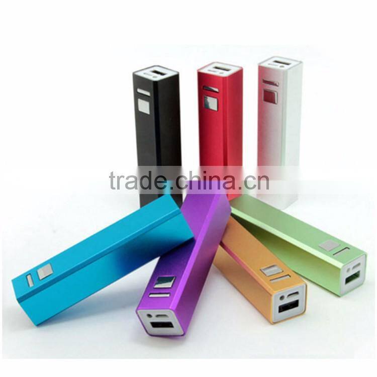Aluminum alloy promotional power banks 2200mah