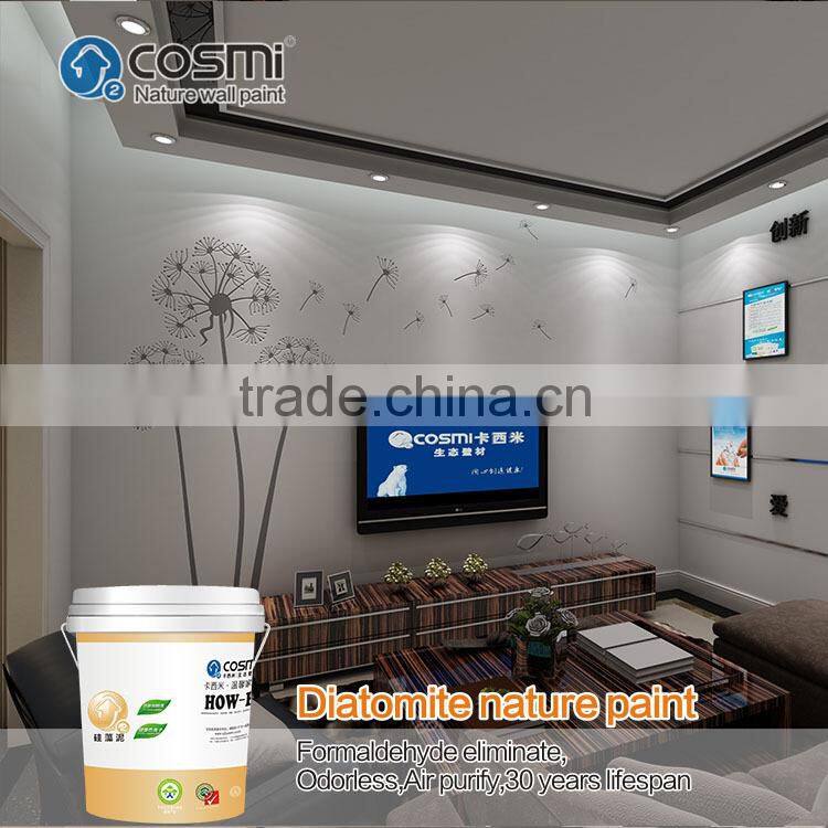 Diatomite wallpaper paint, wall art paint, wall patterns paint