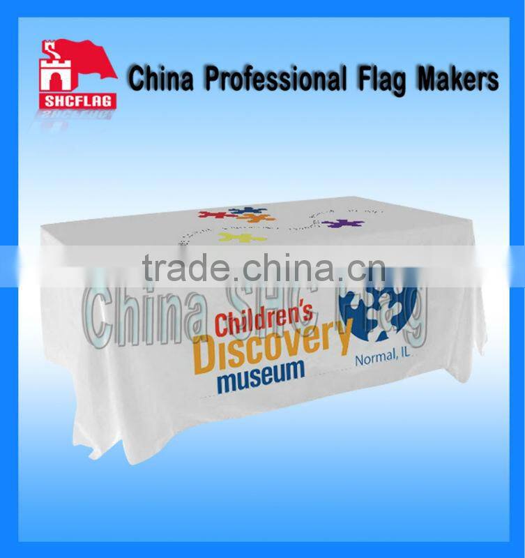 custom decorative silicone spandex table top cover