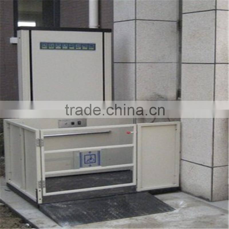 3m 5m one man Vertical system lift disabled wheelchair lift