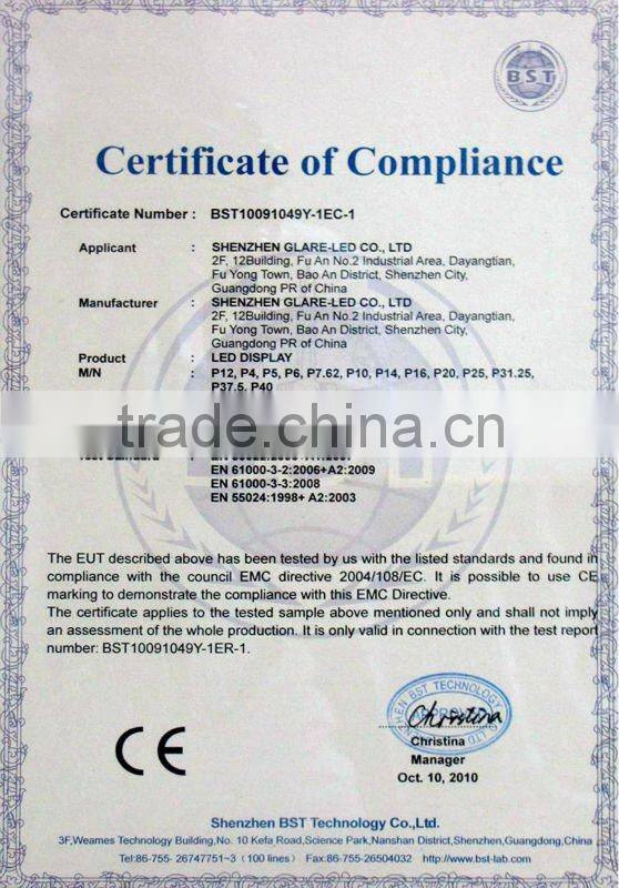 Outdoor led module red color waterproof