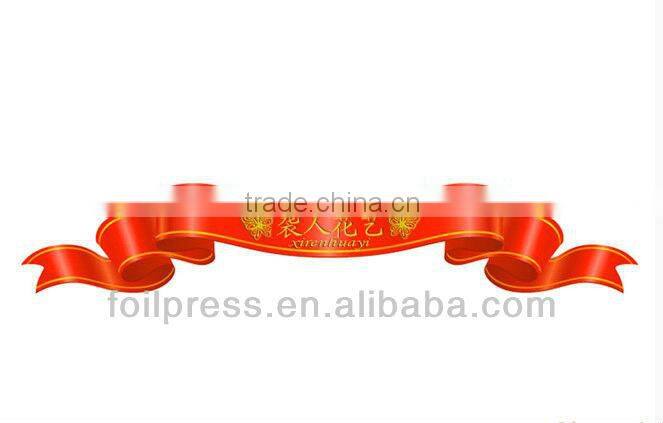 small ribbon printer for flower ornament