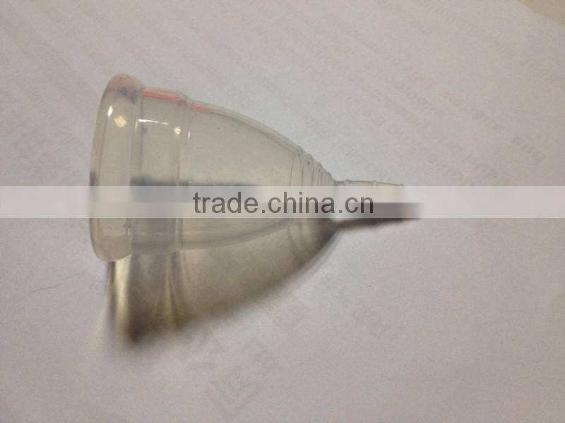Lady period cup made of 100% Germany Wacker Medical grade silicone