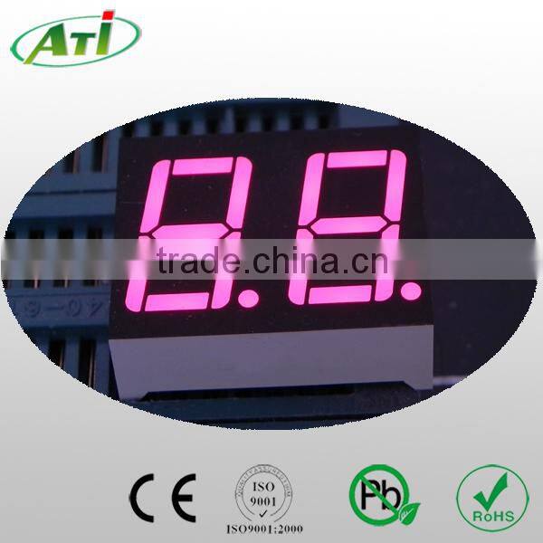 0.3 inch red color, two digit, 2 digit 7 segment led display