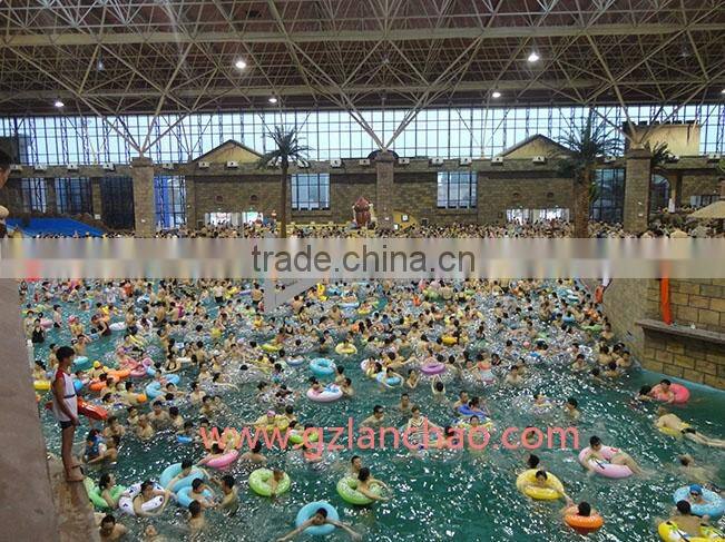 Indoor fiberglass water slide water park equipment