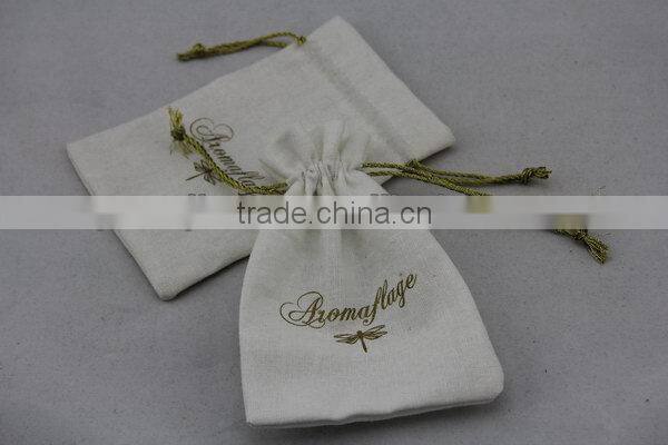 Customized hot selling lamination jute shopping pouch