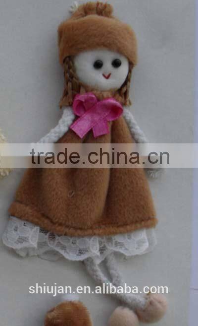 Fancy garment accessory cloth doll/ knitting patterns toy on children clothing