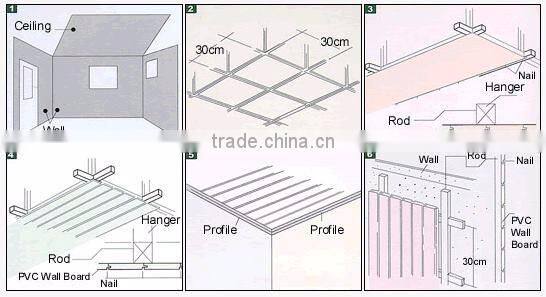 new arrival hot stamping PVC ceiling design