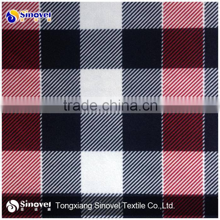 100% Polyester velvet for garment/shirt fabric