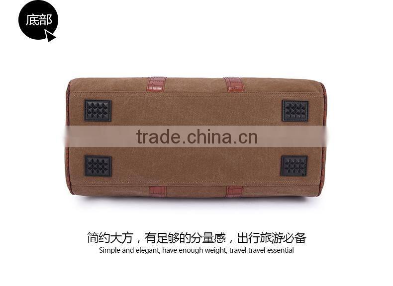 Feshion travel Bag, canvas leather bag ,luggage Bag, Messager Bag Tote