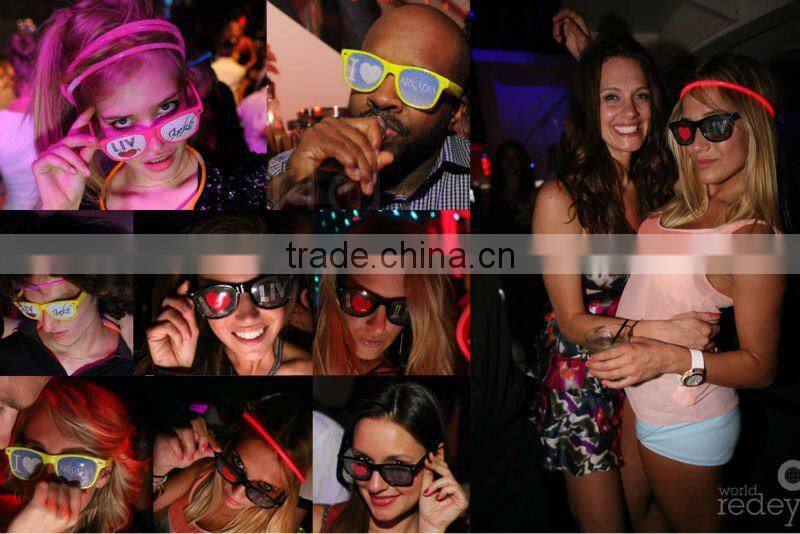 2014 Hot Sell Trendy Sunglasses With Custom Logo Pinhole Printing On Pinhole Sticker Lens Trendy Sunglasses (BSP2836)