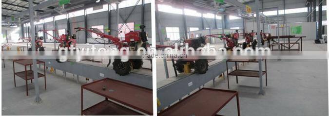 7HP Diesel petro scarifier with ridger hoe plough