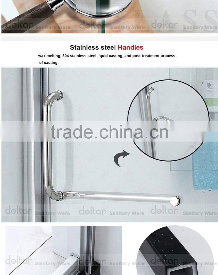 prefab bathroom shower cheap cubicle tempered glass door / cabin / Enclosure
