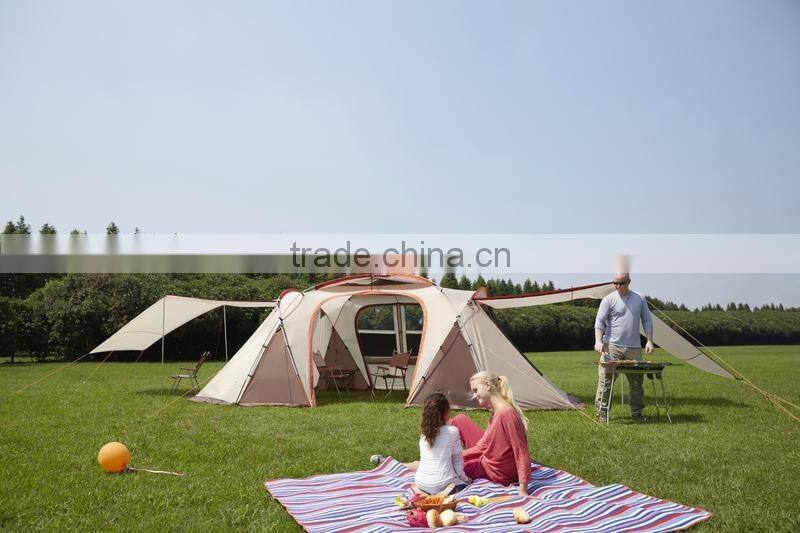 2016 new design waterproof 4-5 person camping tent