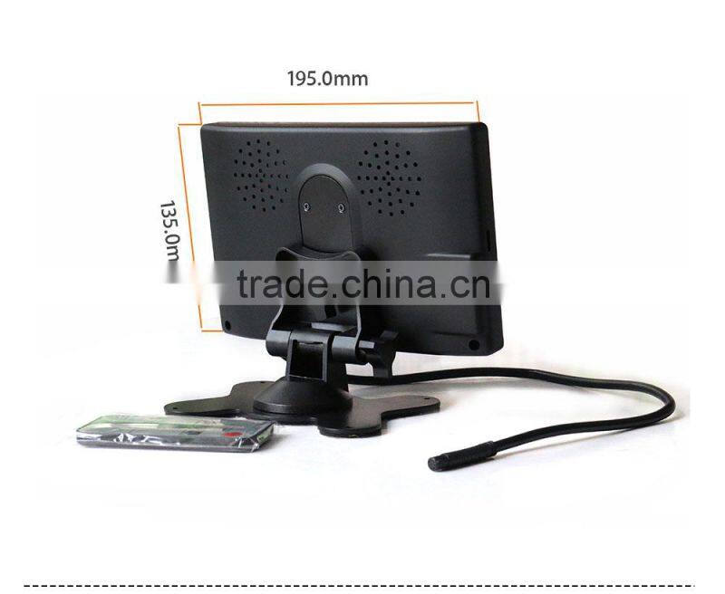 7" monitor stand reverse camera screen for bus and trucks