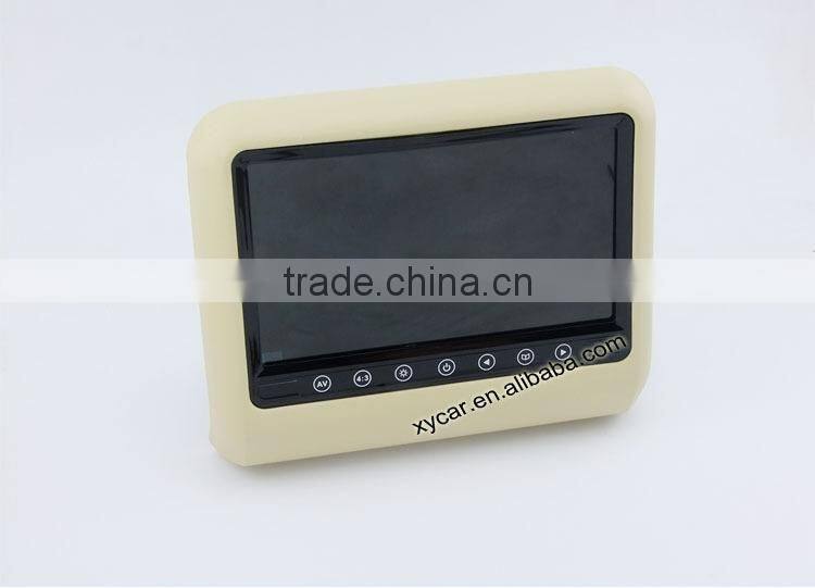 wholesale unversal 9inch HDMI remote control digital car lcd headrest monitor XY-7089AV