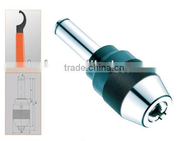 Self tightening CNC milling machine key less drill chuck