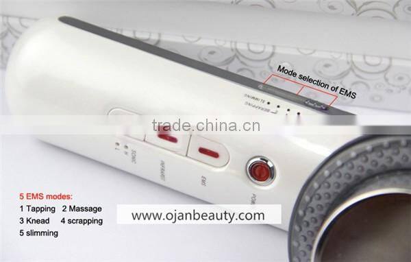 portable home use mini slimming EMS beautify machine ,ultrasonic infrared massage face & body weight loss device