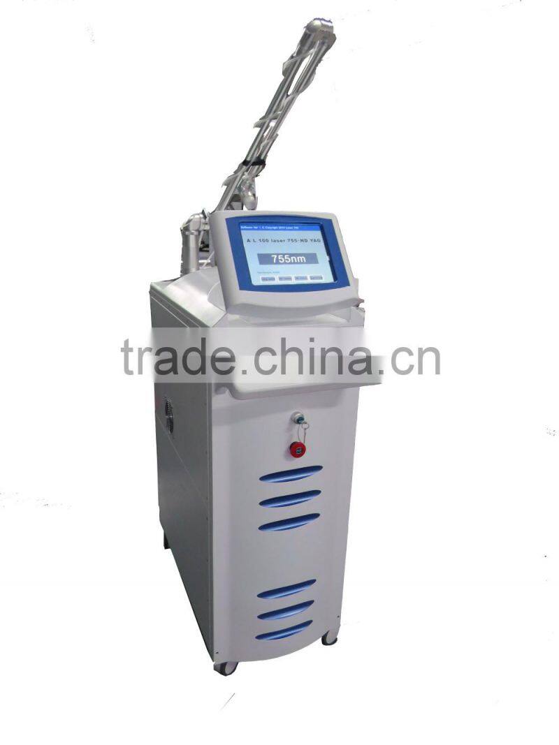 effective hair removal beauty device 755nm alexandrite laser machine