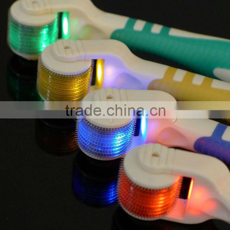 latest high quality derma roller with 4 bio lights