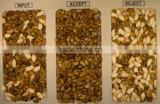 2016 patented ejector green pea processing machine/pea seeds snack sorting machine