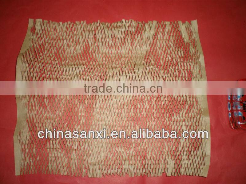 60g kraft packaging paper like an fishing net for preventing the fruit or porcelain from rubbing