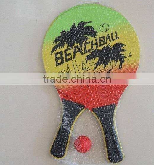 0.6cm Colorful Beach Racket Set