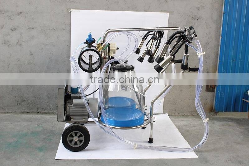 electric single cow portable milking machine