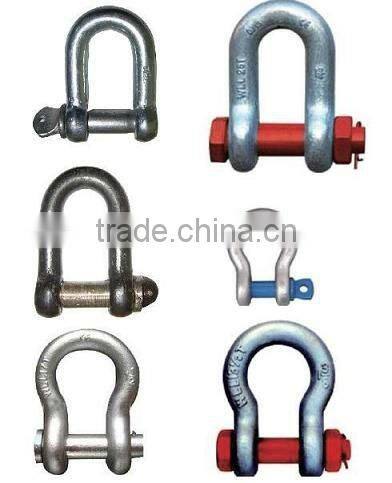 US TYPE LOAD RATED SHACKLES