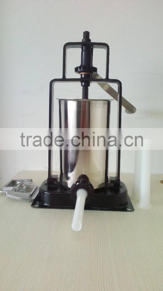 excellent quality home heavy duty Cast Iron Sausage Stuffer 3LB 5LB 3pcs tubes