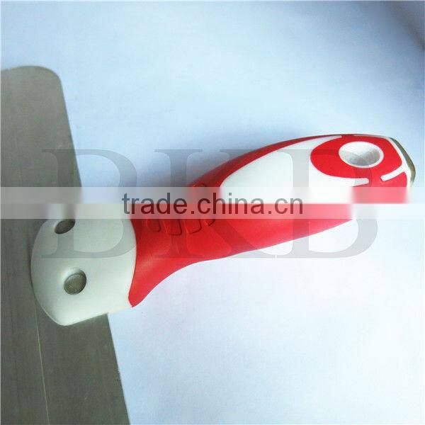 25cm width stainless steel wide putty knife with soft rubber handle
